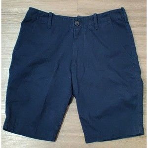 Express Men s Navy Blue Short size 28  Waist 30" Rise 10" Hips 40.5" Cotton